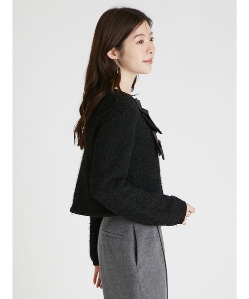 ダブルリボンニットジャケット(508381638)｜阪急百貨店公式通販サイト