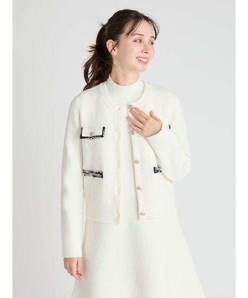 阪急百貨店　美品 ニットワンピース＆ニット フロントボタンニットワンピース – N WITH.