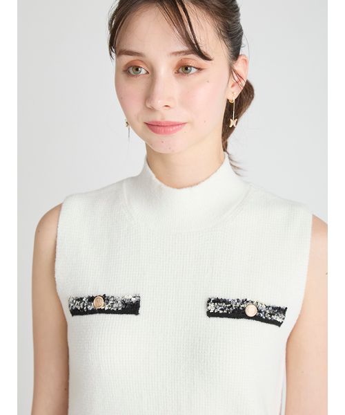 トリムミニニットワンピースセット CELFORD（セルフォード） ワンピース トリムミニニットワンピース