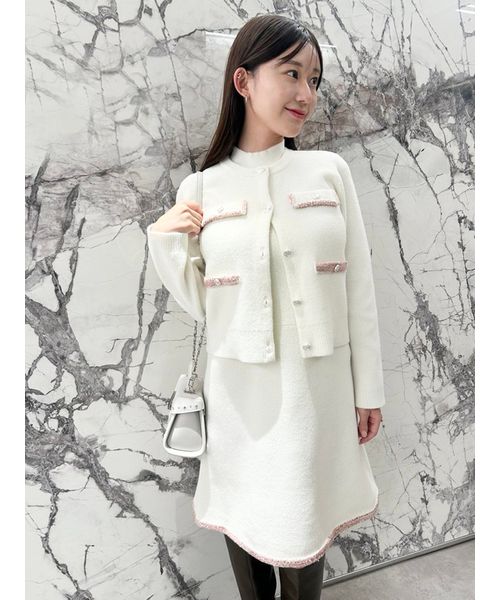 期間限定　ワンピースログコレクション　58セット 08Mab ワンピース ロング 長袖 レディース 14番手リネン バイカラー