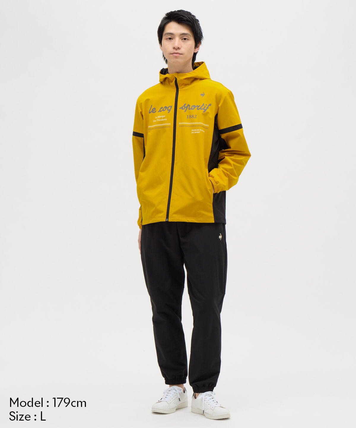 ルコックスポルティフ le coq sportif 裏起毛ウィンドブレーカージャ