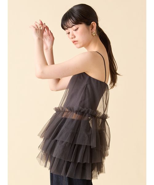 lilybrownフリルキャミソール タンクトップ・キャミソール 通常商品のアイテム｜LILY BROWN