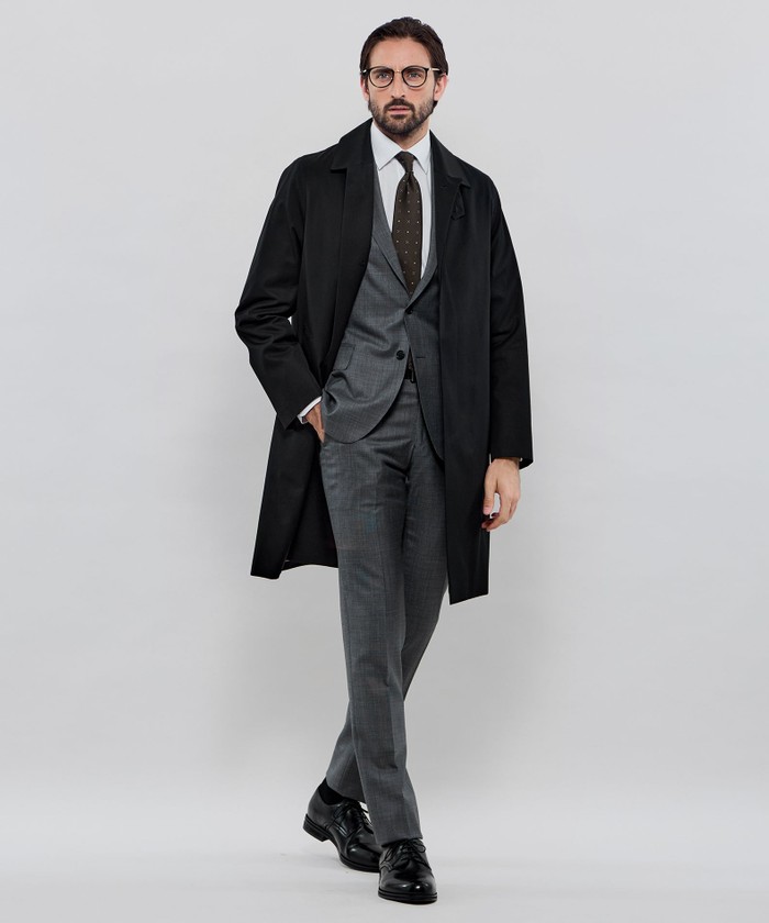 DUNFORD】ギャバジンステンカラーコート(505343319)｜HANKYU MEN'S