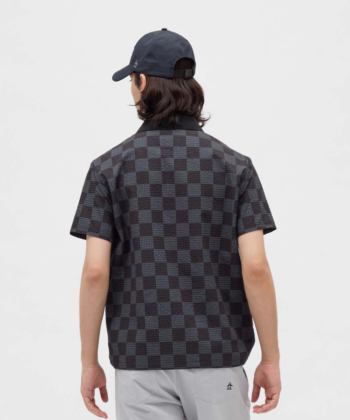 マンシングウェア Munsingwear 吸汗速乾ストレッチチェッカー