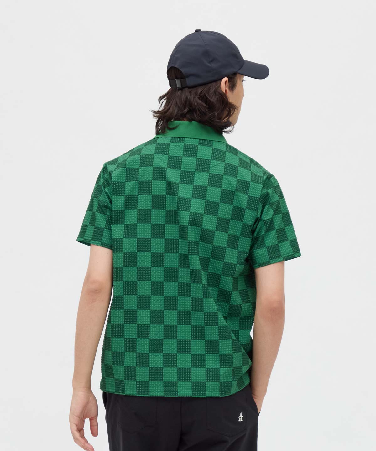 マンシングウェアポロシャツ マンシングウェア Munsingwear 吸汗速乾ストレッチチェッカー
