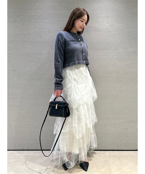 HANAE MORI×CELFORDコラボ】パールスカート(508381590)｜阪急百貨店