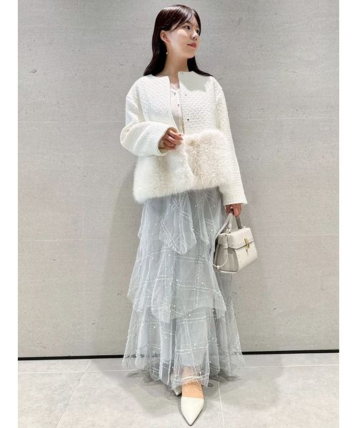 HANAE MORI×CELFORDコラボ】パールスカート(508381590)｜阪急百貨店