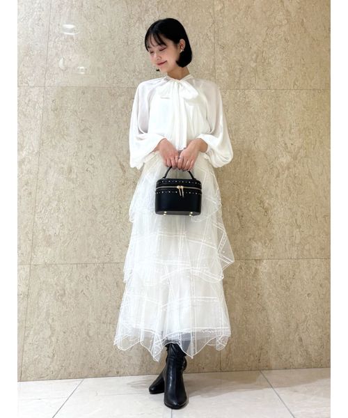 HANAE MORI×CELFORDコラボ】パールスカート(508381590)｜阪急百貨店