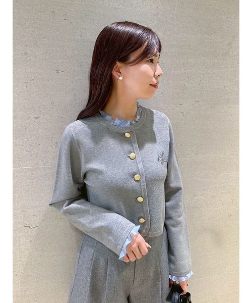 フリルデタッチャブルカーディガン(508381637)｜阪急百貨店公式通販