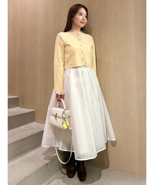 フリルデタッチャブルカーディガン(508381637)｜阪急百貨店公式通販