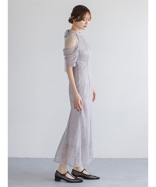 シアーショルダーレースドレス(508389071)｜阪急百貨店公式通販サイト