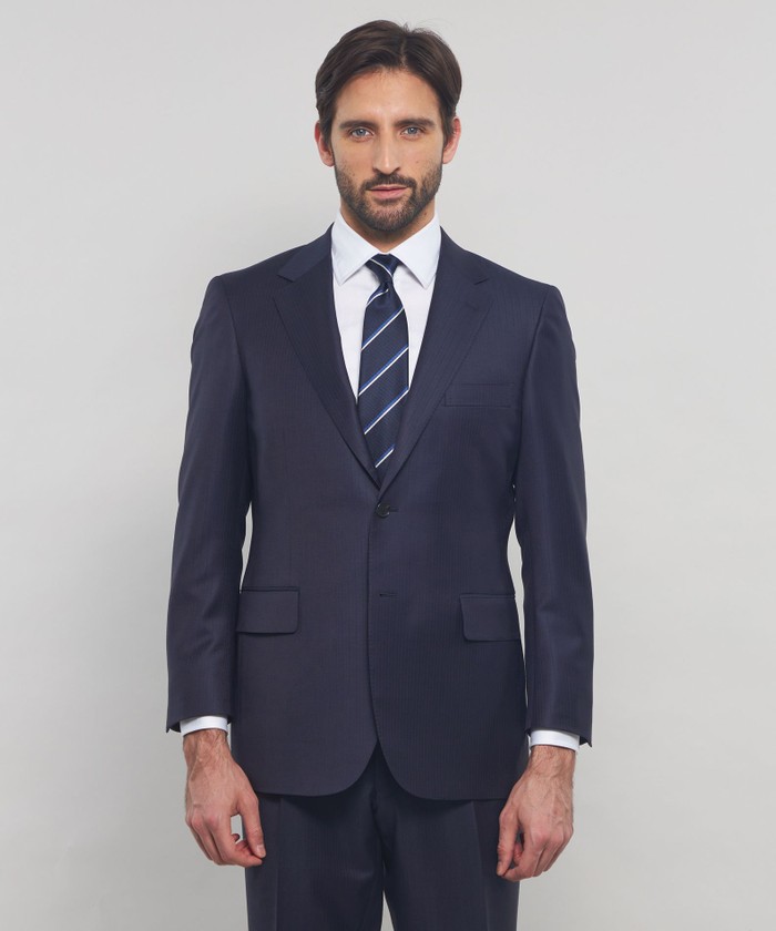 OX BRIDGE】【DORMEUIL/ドーメル】シャドーストライプスーツ