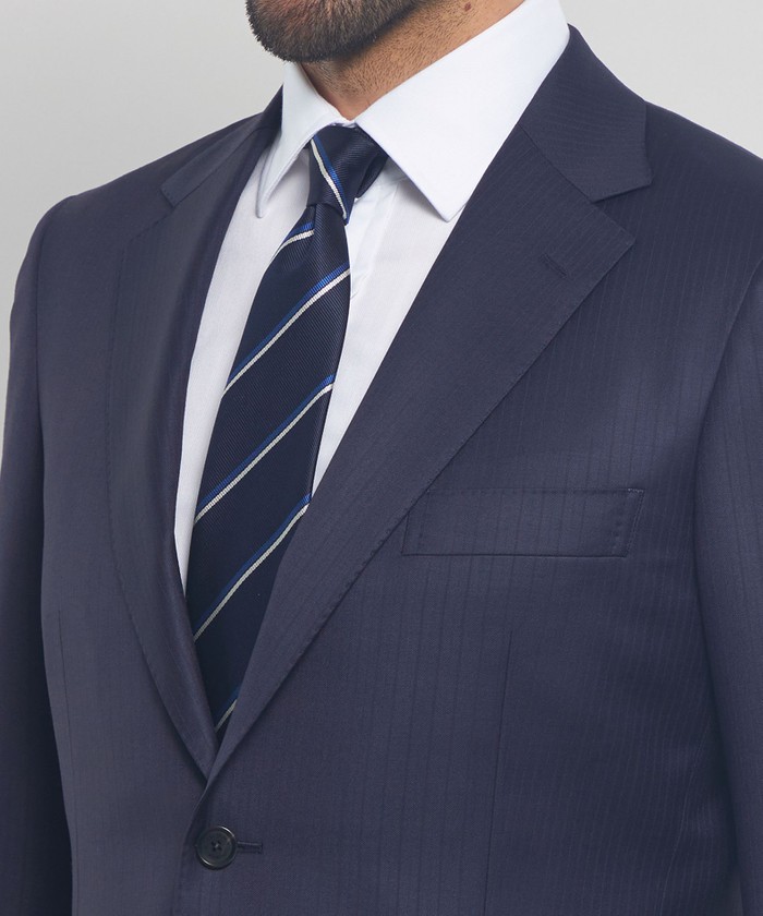 OX BRIDGE】【DORMEUIL/ドーメル】シャドーストライプスーツ