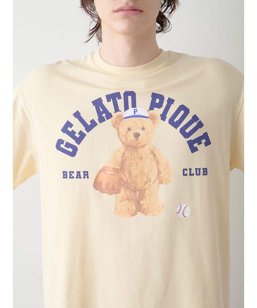 ONLINE限定】【HOMME】スポーティーベアワンポイントTシャツ＆総
