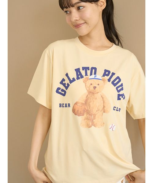 【新品未使用】ドーナツベアワンポイントTシャツ & 総柄ロングパンツ クリーム ドーナツベアワンポイントTシャツ(508083360)｜阪急百貨店公式