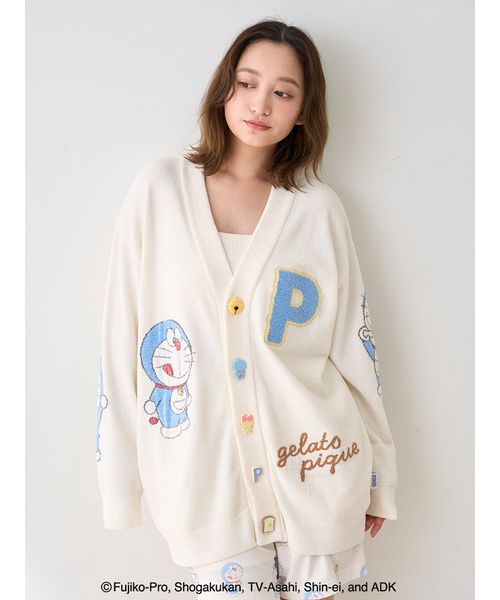 D*i様 【新品】gelato pique おはようおやすみカーディガン OWH ドラえもん】【ユニセックス】おはようおやすみカーディガン