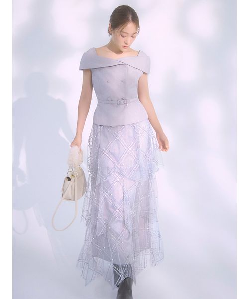 美品　CELFORD エコファージレ HANAE MORI×CELFORDコラボ】 オフショルダージレ(508398236