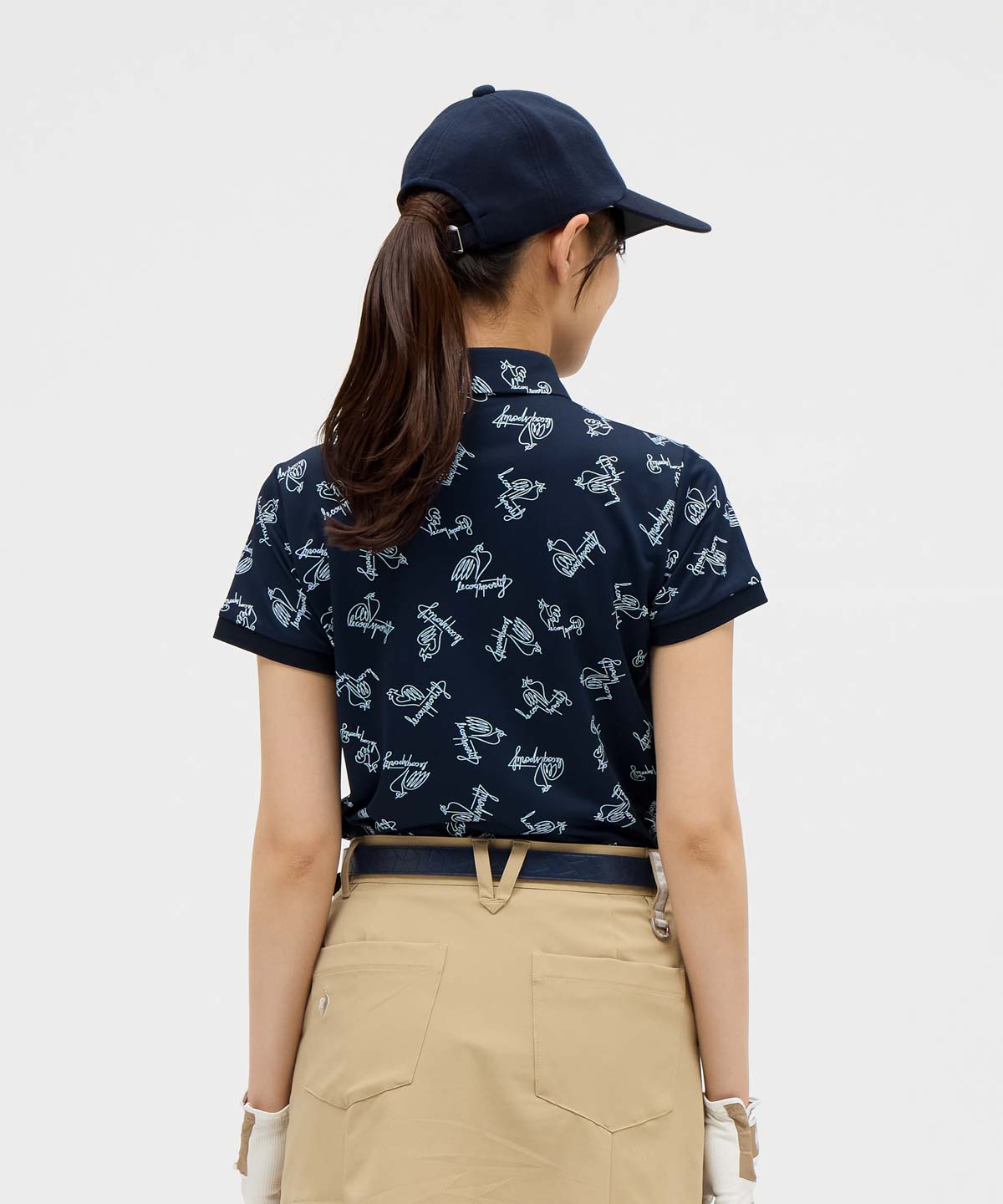 ルコックスポルティフ ゴルフ le coq sportif golf 総柄半袖シ