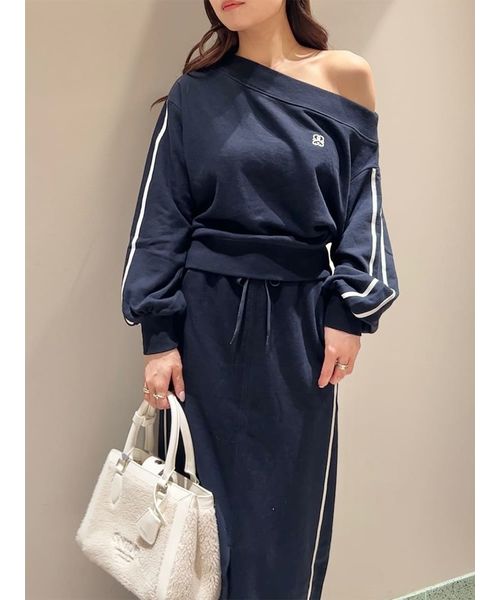 SNIDEL UVカットワンショルスウェットプルオーバー WEB限定カラーあり】UVカットワンショルスウェットプルオーバー