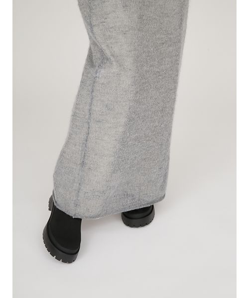 【min minさま専用 】ニットキャミグレー 2wayモヘアニットキャミワンピース(508406277)|阪急百貨店公式
