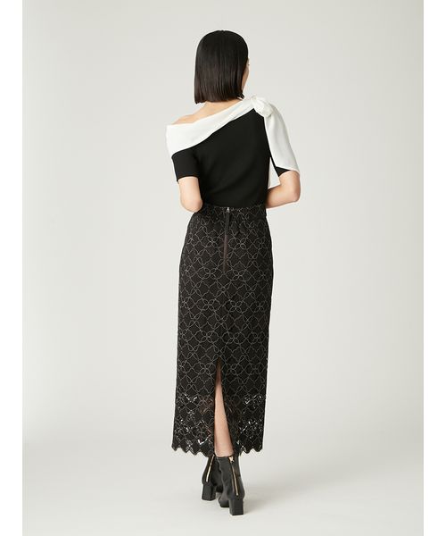 dior♡タイトスカート コードバイカラーレースタイトスカート(508406289)｜阪急百貨店