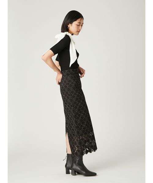 dior♡タイトスカート コードバイカラーレースタイトスカート(508406289)｜阪急百貨店