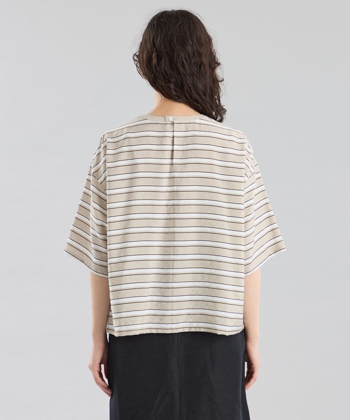 ブラウス シャツ GREY LABEL マルチボーダーブラウス レディース GREY LABEL マルチボーダーブラウス(508320288)｜阪急百貨店公式