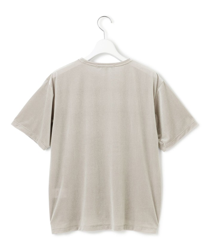 【洗える】シアーベロア リラックス Tシャツ 洗える】シアーベロア リラックス Tシャツ(508414568)｜阪急
