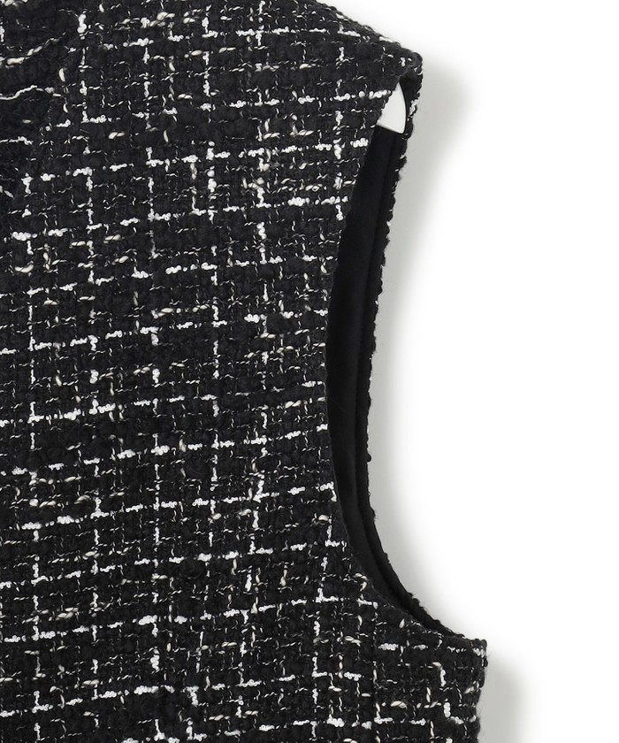 GLOW10月号掲載】GIOLICA オータム ツイード ジレ(508415619)｜阪急