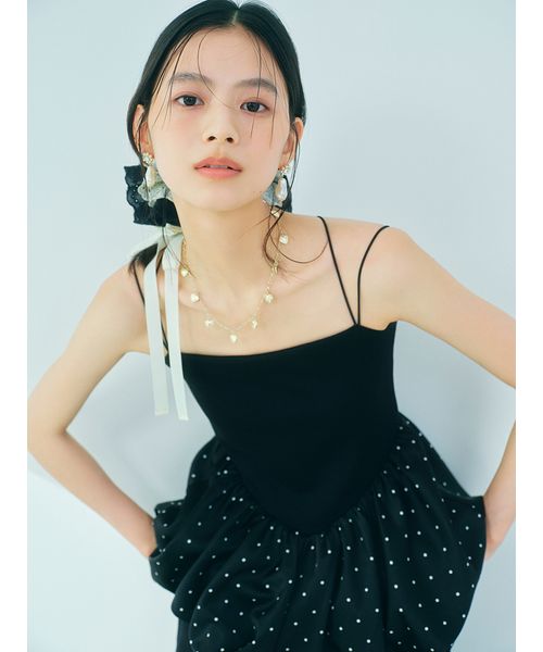 LYN 2WAY ベルト トップジッパー ロゴチャーム付き 2wayモチーフチェーンベルト｜リリーブラウンの通販｜&mall