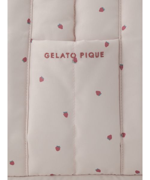 GELATO PIQUE いちご柄ペットキャリーバッグ gelato pique ストロベリー柄ミニサイズキャリーバッグ Pets
