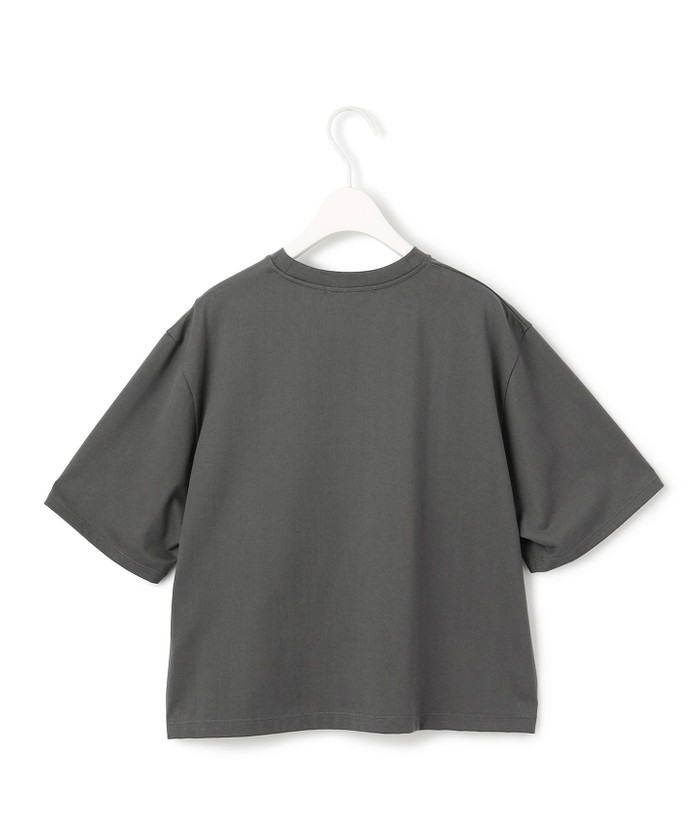 【接触冷感・UVケア・洗える】クロップド ロゴTEE 接触冷感・UVケア・洗える】クロップド ロゴTEE(508421192