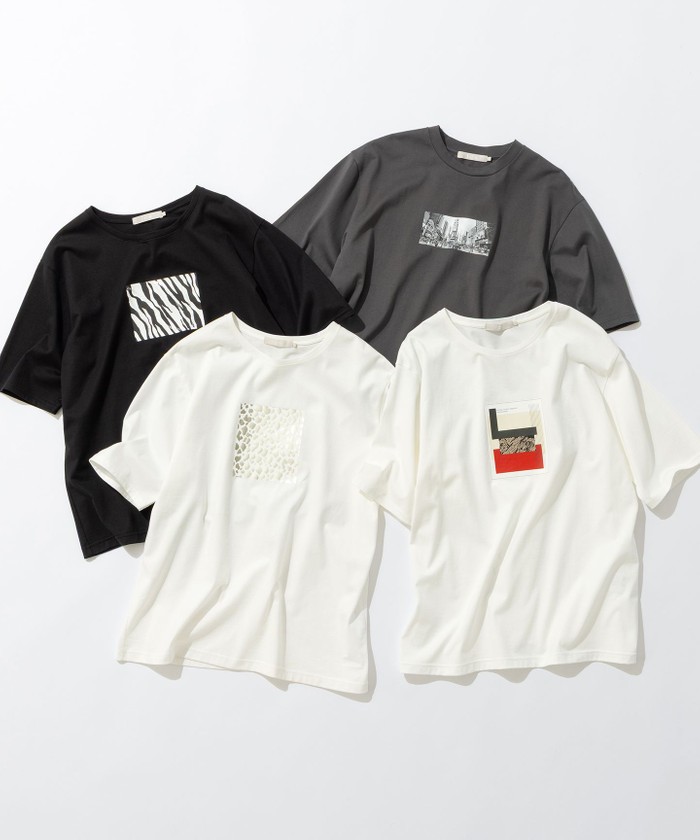 接触冷感・UVケア・洗える】クロップド ロゴTEE(508421194