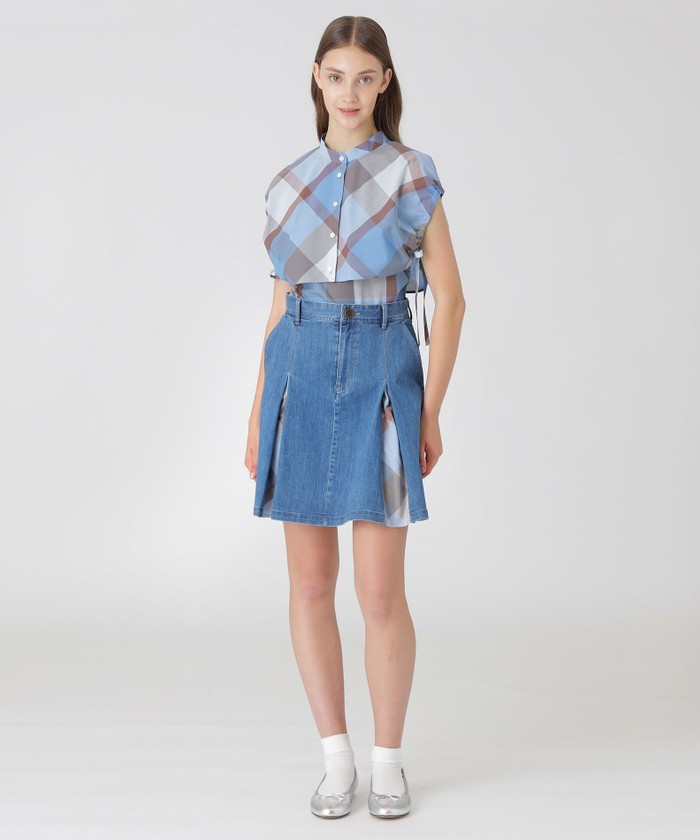 BURBERRY BLUE LABEL デニムミニスカート BURBERRY BLUE LABEL(バーバリーブルーレーベル) / Y2K/デニム