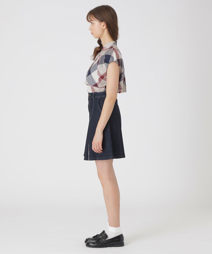BURBERRY BLUE LABEL デニムミニスカート BURBERRY BLUE LABEL バーバリーブルーレーベル デニムスカート