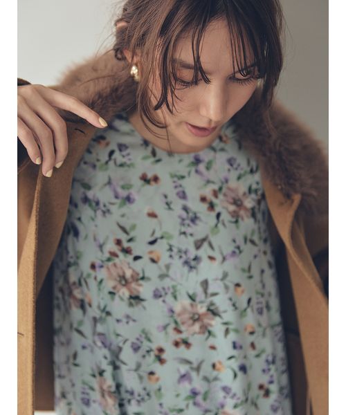 2wayファーカラーリバーショートコート(508433698)｜阪急百貨店公式