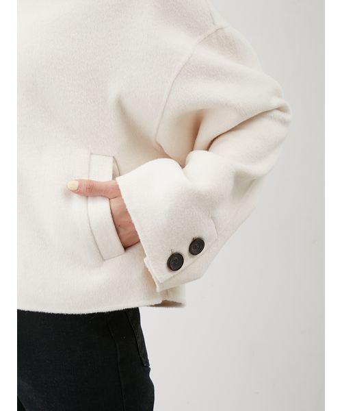 2wayファーカラーリバーショートコート(508433698)｜阪急百貨店公式