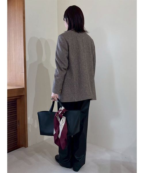 【REISS】ドラ ウール チェック シングルブレスト ブレザー レディース ダブルブレスト チェックジャケット テーラード