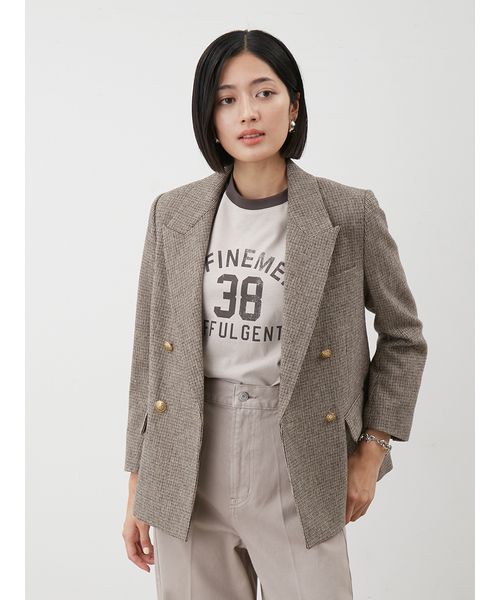 Nalut リネン キャンバス シングルブレスト ブレザー WEEKEND MAX MARA リネン キャンバス ブレザー NALUT