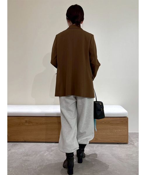 apartment three クラシックダブルブレストブレザー BEAMS F（ビームスF）HANDMADE FOX BROTHERS ネイビー ダブル