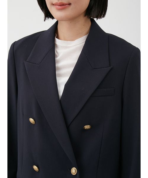金釦ダブルブレストロングブレザー(508433705)｜阪急百貨店公式