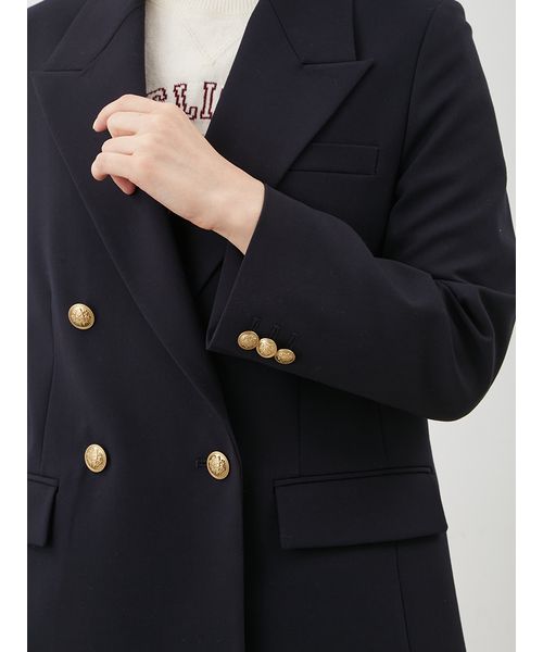 金釦ダブルブレストブレザー Mila Owen｜金釦ダブルブレストブレザー | Rakuten Fashion(楽天