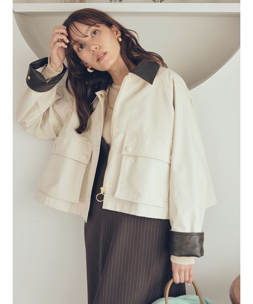 ショートテントシルエットハンティングジャケット　カラーMOC 今期のもの ショートテントシルエットハンティングジャケット(508433712)｜阪急