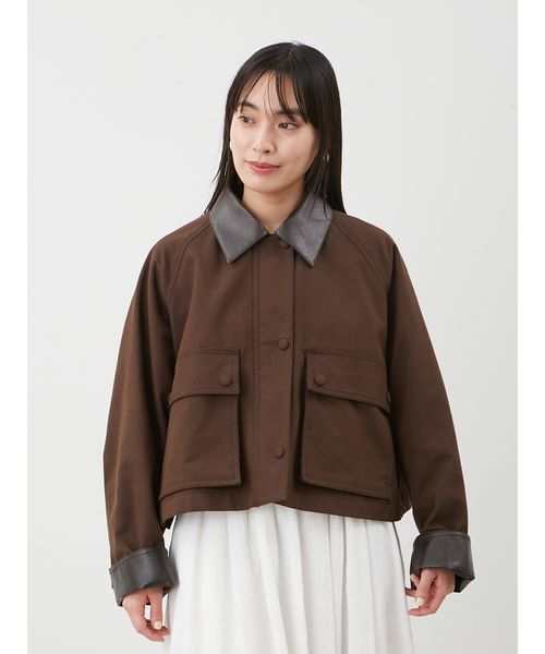 ショートテントシルエットハンティングジャケット　カラーMOC 今期のもの ショートテントシルエットハンティングジャケット(508433712)｜阪急