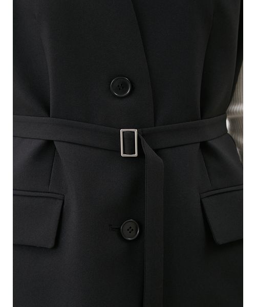 共ベルト付きオーバーサイズノーカラーベスト 共ベルト付きオーバーサイズノーカラーベスト(508433732)｜阪急