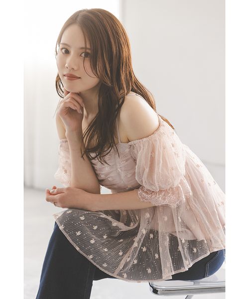 CHANEL シルクオフショルダーチュニック オフショルチュニックOP|ems excite | RETRO GIRL ONLINE STORE