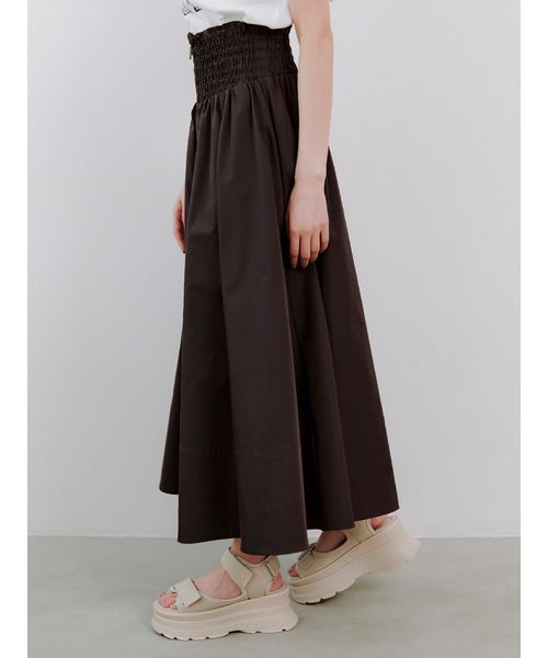 SNIDEL スナイデル　フロントジップフレアスカート　新品 フロントジップフレアスカート（マキシ丈/ロングスカート