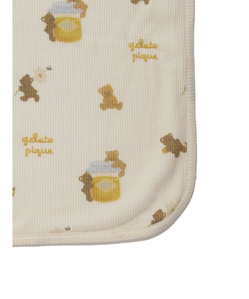 ベア刺しゅうのブランケット Amazon.co.jp: [ジェラート ピケ] BABYシリアルベア柄ブランケット