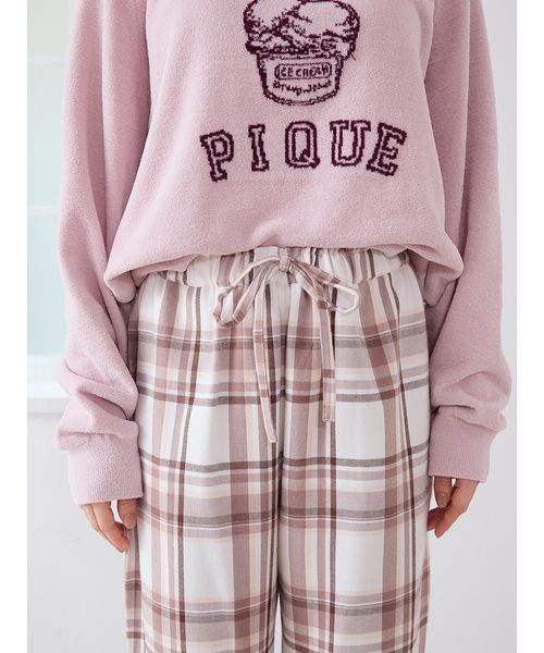 トレンドチェック柄ロングパンツ(508440789)｜阪急百貨店公式通販