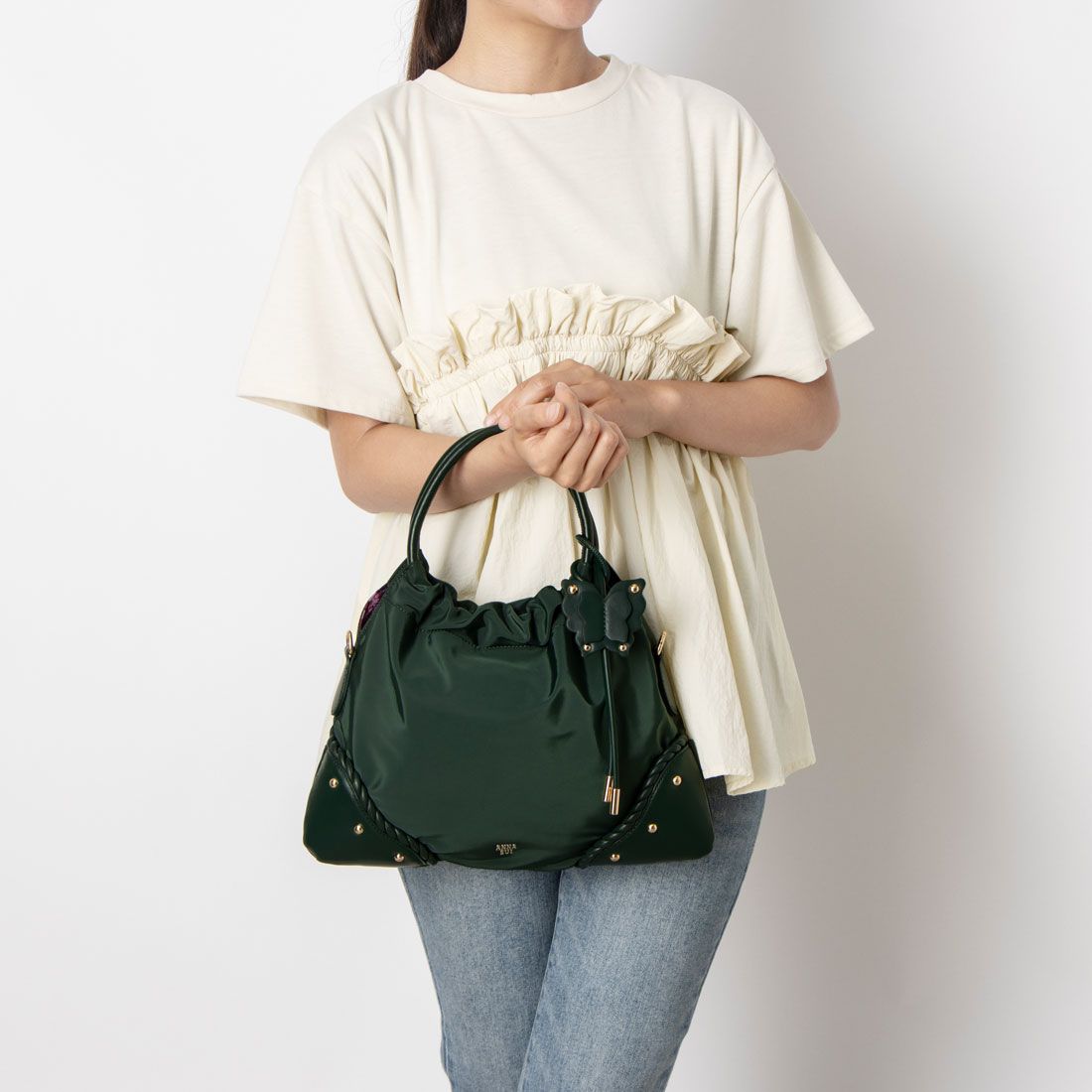 アナスイ ANNA SUI バタフライツイスト 2WAYハンドバッグ(508439732